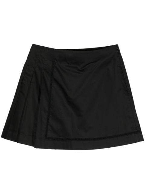 pleated cotton miniskirt by SHIATZY CHEN