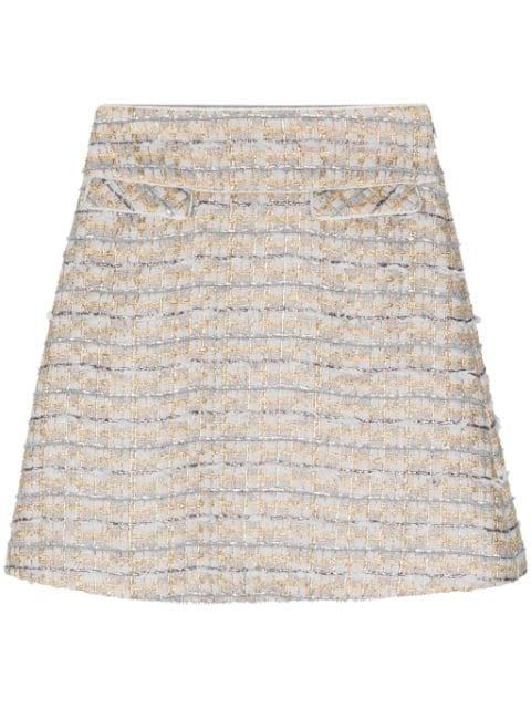 tweed A-line miniskirt by SHIATZY CHEN