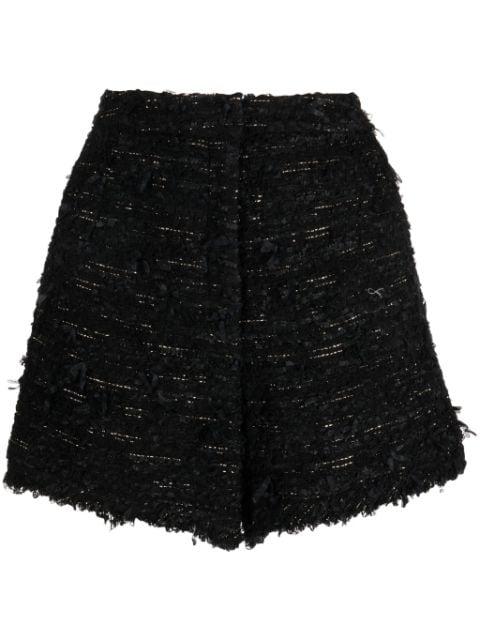 tweed high-waist shorts by SHIATZY CHEN