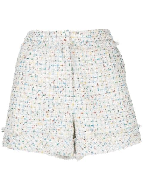 tweed mini shorts by SHIATZY CHEN