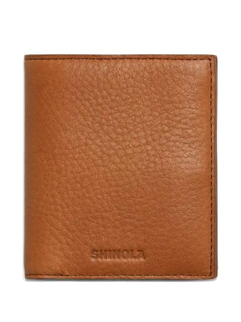Coin Bifold leather wallet by SHINOLA