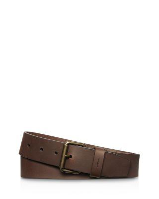 Men's Bridle Leather Rambler Belt by SHINOLA