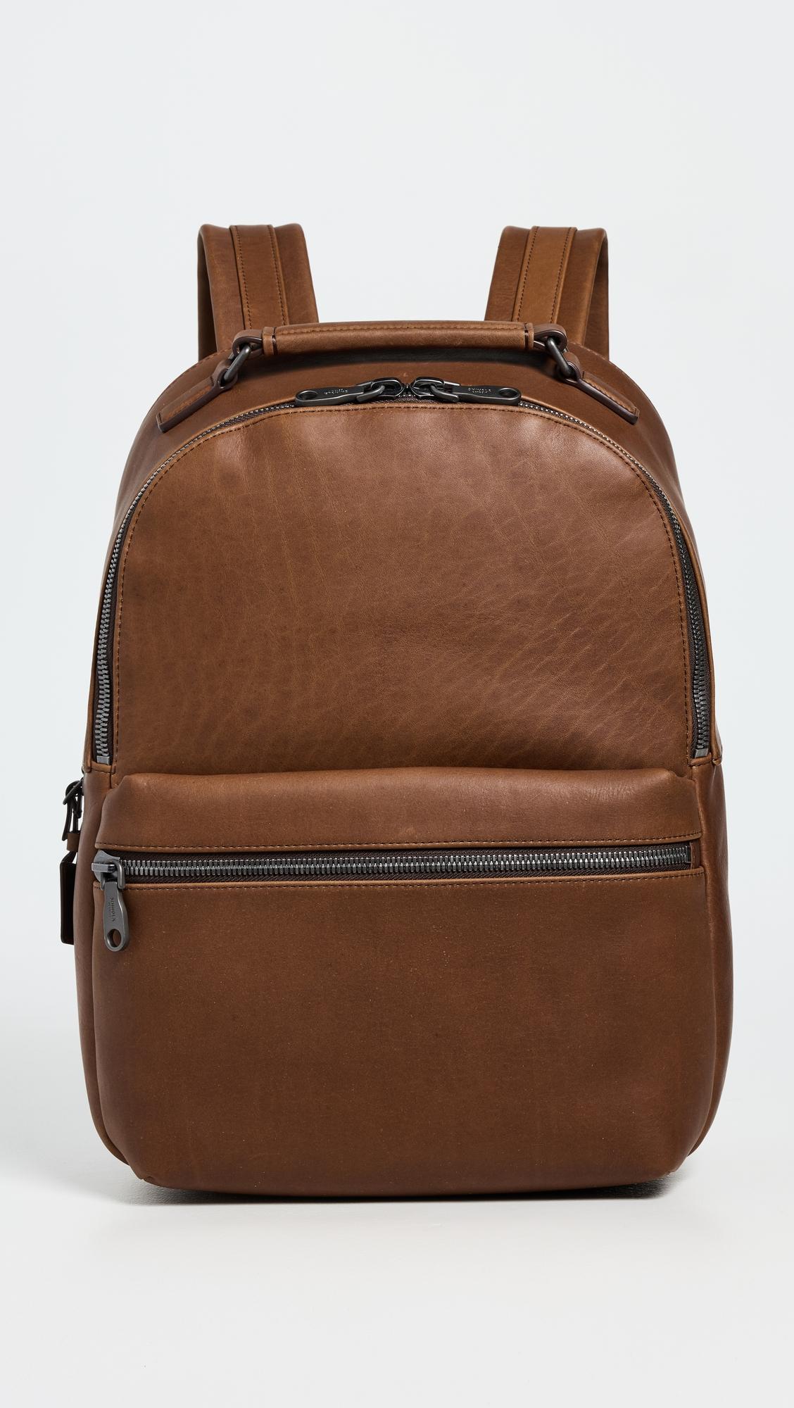 Runwell Leather Backpack by SHINOLA