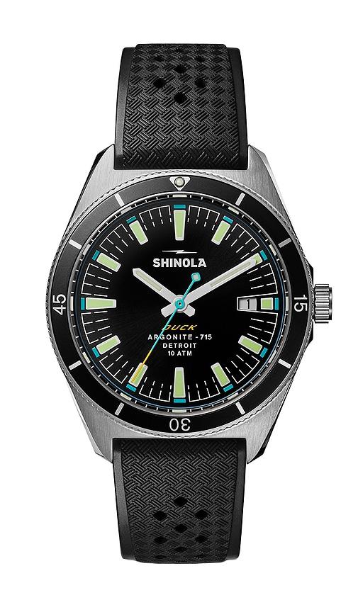 Shinola Duck 40mm Watch in Black by SHINOLA
