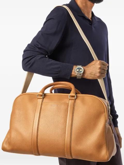 large Runwell Duffle leather bag by SHINOLA