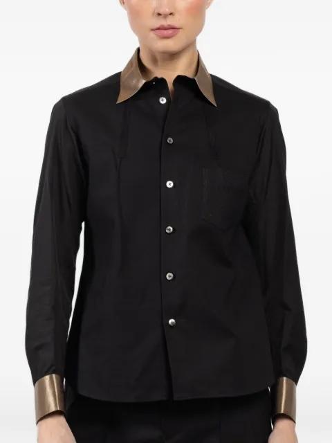 pointed-collar shirt by SHIRO SAKAI