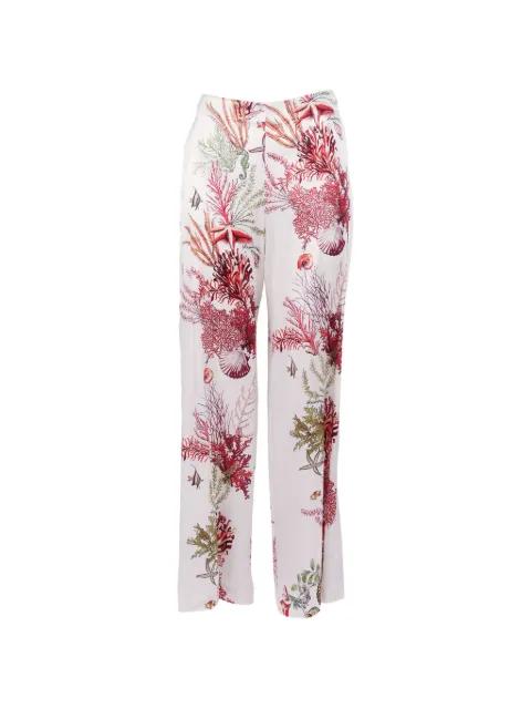 floral-print palazzo trousers by SHIRTAPORTER