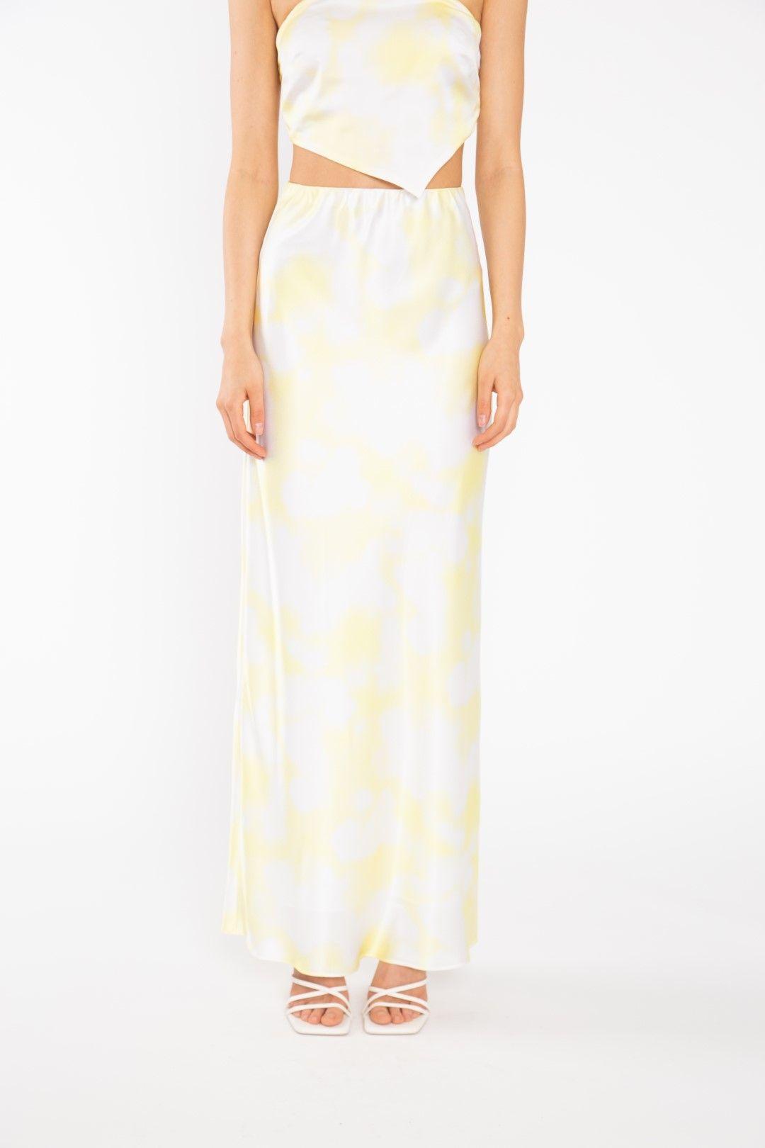 Bias-Cut Maxi-Skirt by SHNOO
