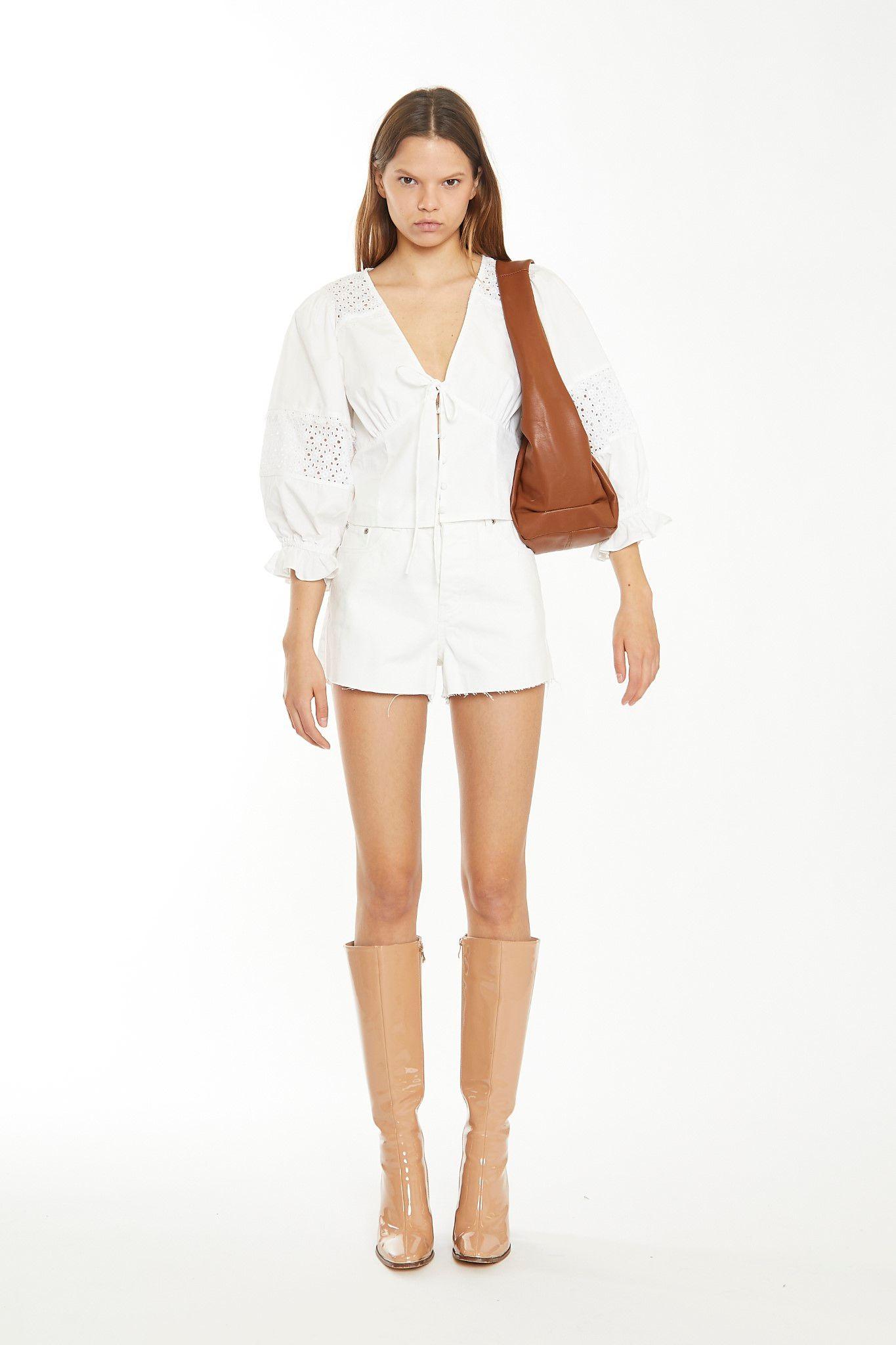 Classic Denim Shorts by SHNOO
