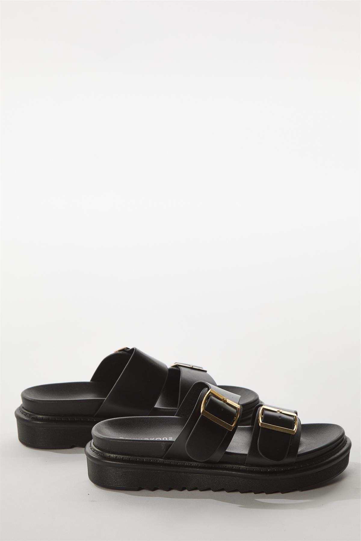 Double-Strap Sandals by SHNOO