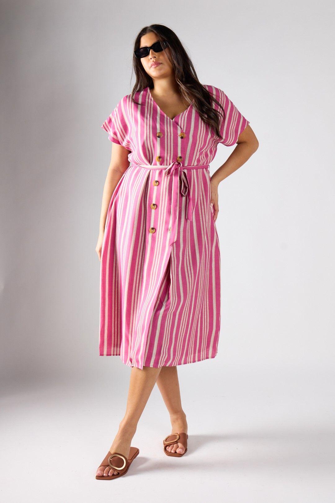 Midi Shirt Dress by SHNOO