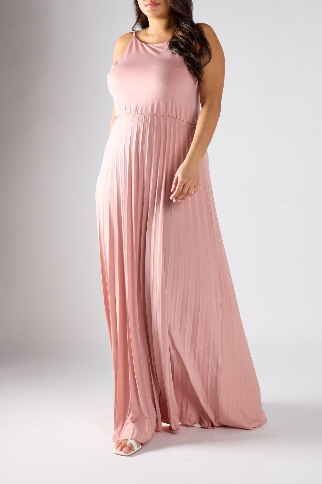 Pleated Maxi Dress by SHNOO