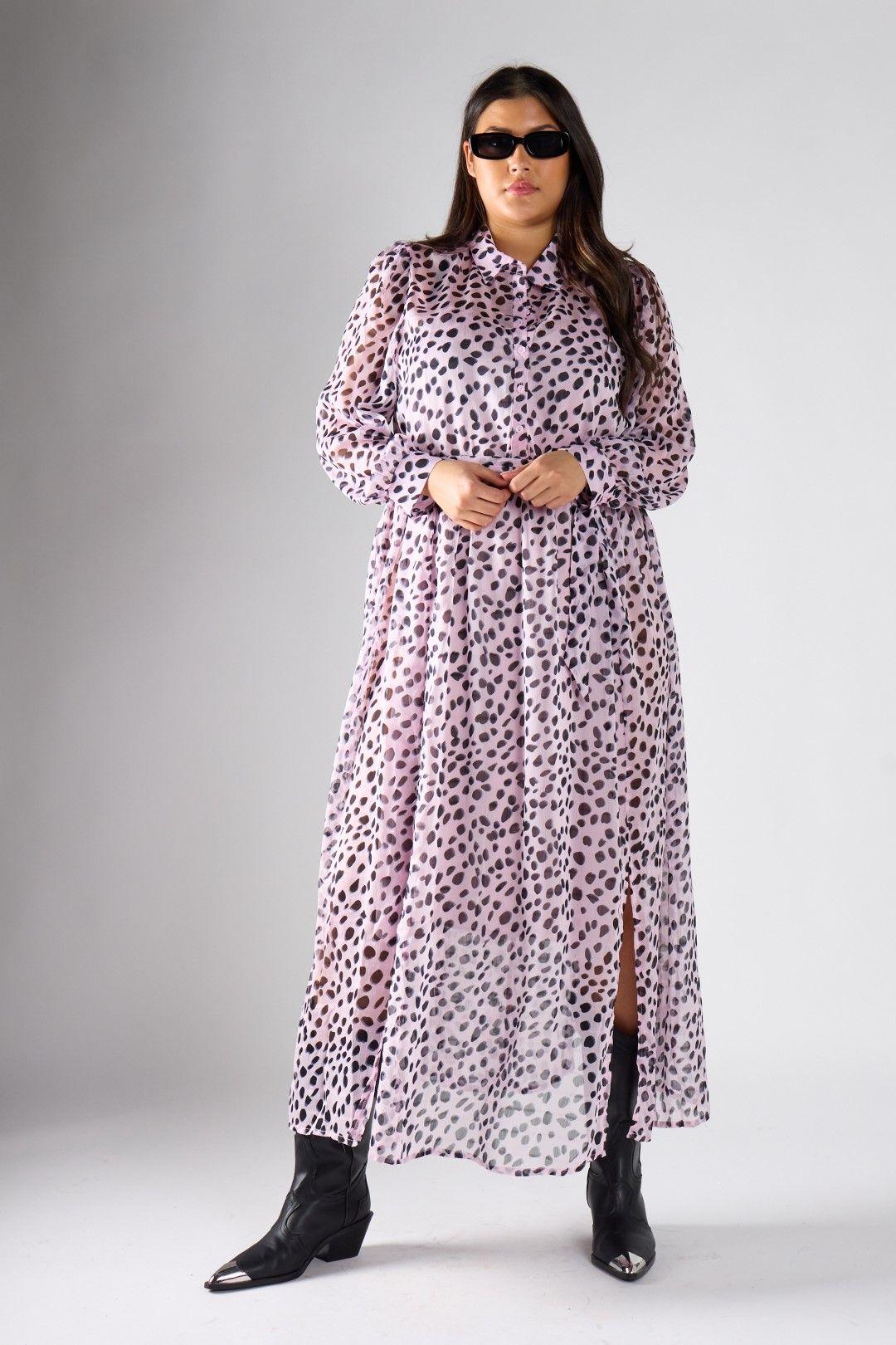 Print Shirt Dress by SHNOO