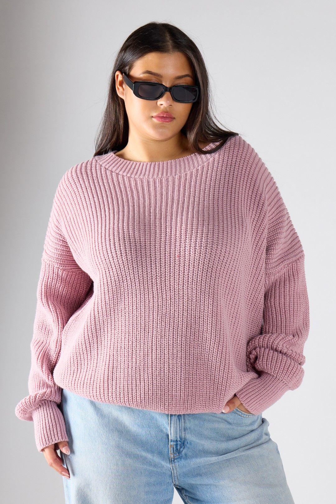 Ribbed Knit Oversized Jumper by SHNOO