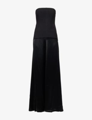 Adri Strapless Woven Maxi Dress by SHONA JOY