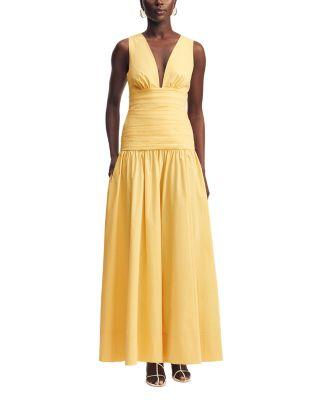 Campbell Gathered Maxi Dress by SHONA JOY