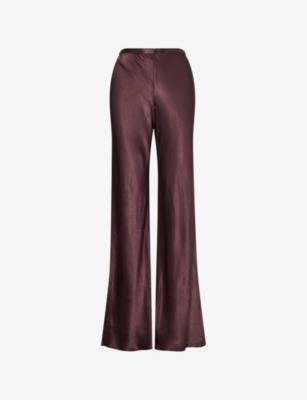 La Lune Wide-Leg Satin Trousers by SHONA JOY