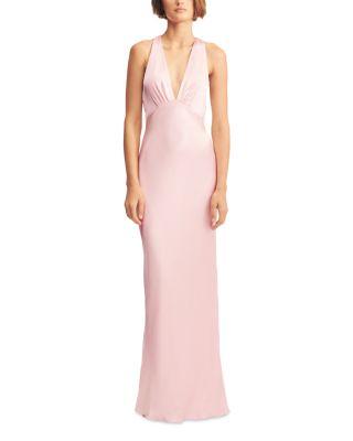 Plunge Back Maxi Dress by SHONA JOY
