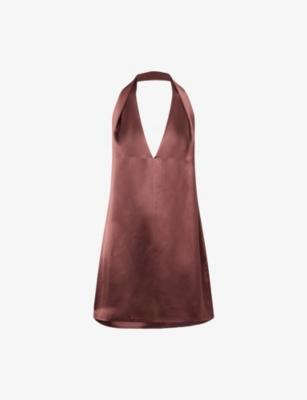 Savanna Halter-Neck Stine Mini Dress by SHONA JOY
