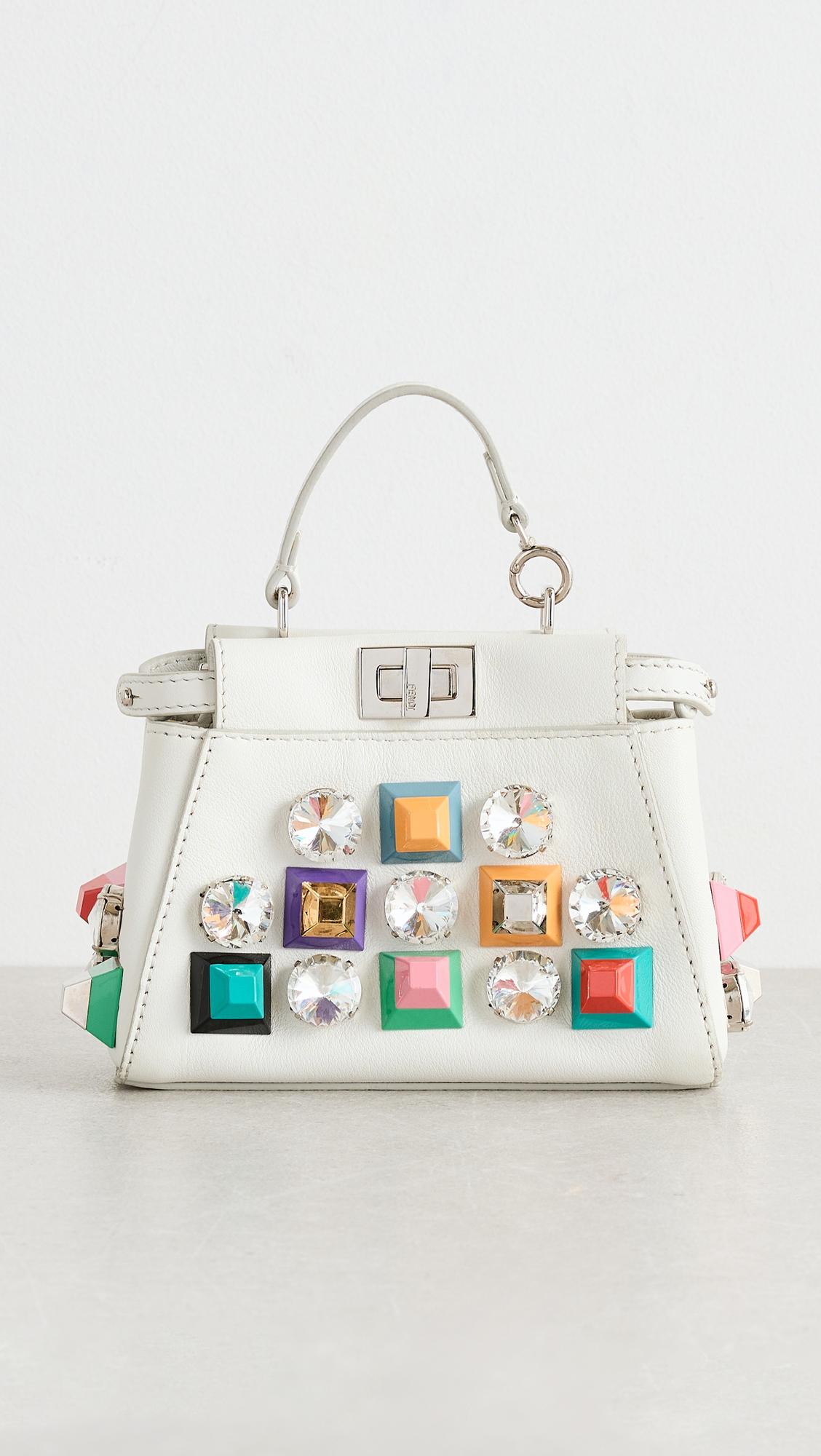 Fendi Peekaboo 2-Way Hand Bag, Studded Crystals by SHOPBOP ARCHIVE