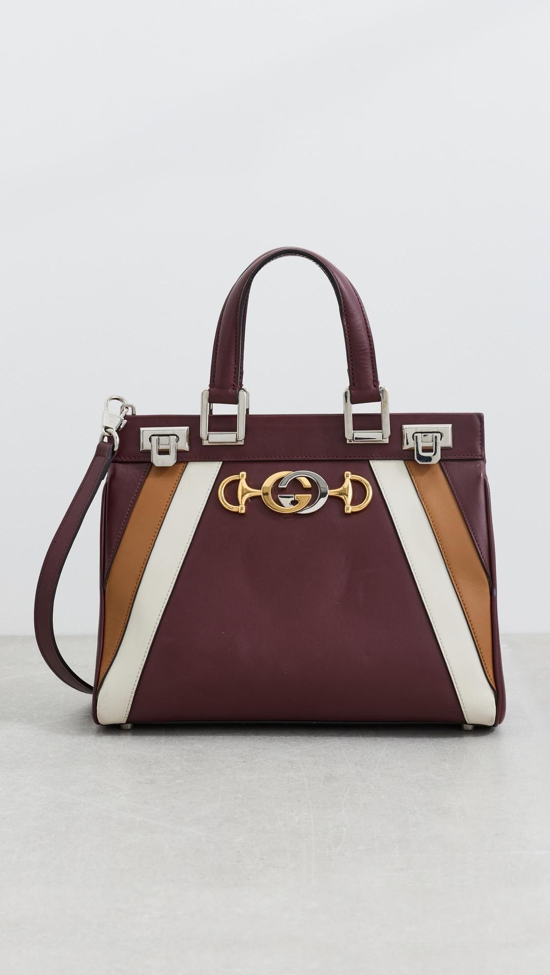 Gucci Zumi Top Leather Shoulder Bag, Smooth Calfskin by SHOPBOP ARCHIVE