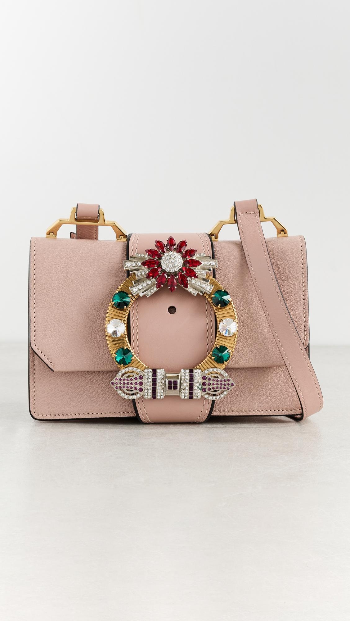 Miu Miu Leather Handbag by SHOPBOP ARCHIVE