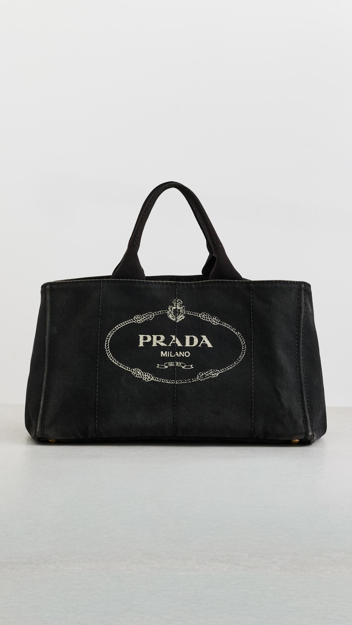 Prada Canapa Tote Bag Medium, Canvas by SHOPBOP ARCHIVE