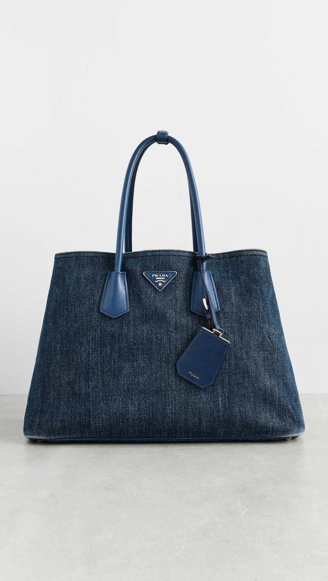 Prada Tote Bag, Denim by SHOPBOP ARCHIVE
