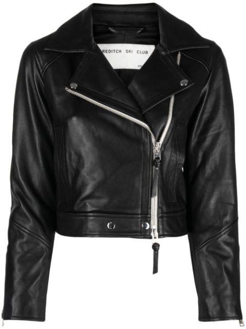 Vyner cropped biker jacket by SHOREDITCH SKI CLUB