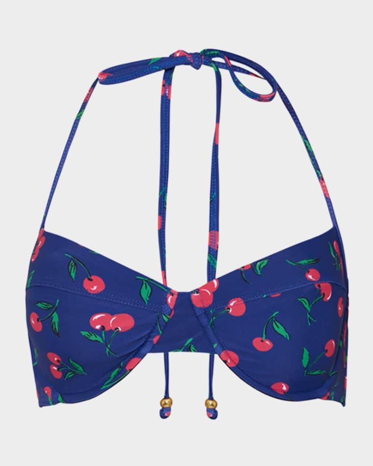 Cherry Underwire Bikini Top by SHOSHANNA