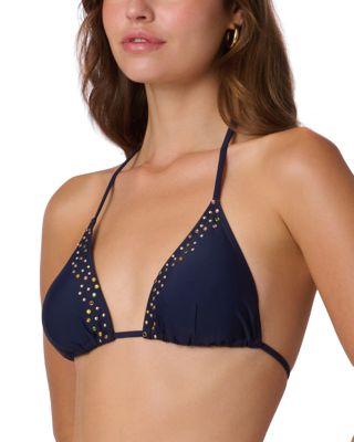Embellished Triangle Bikini Top by SHOSHANNA