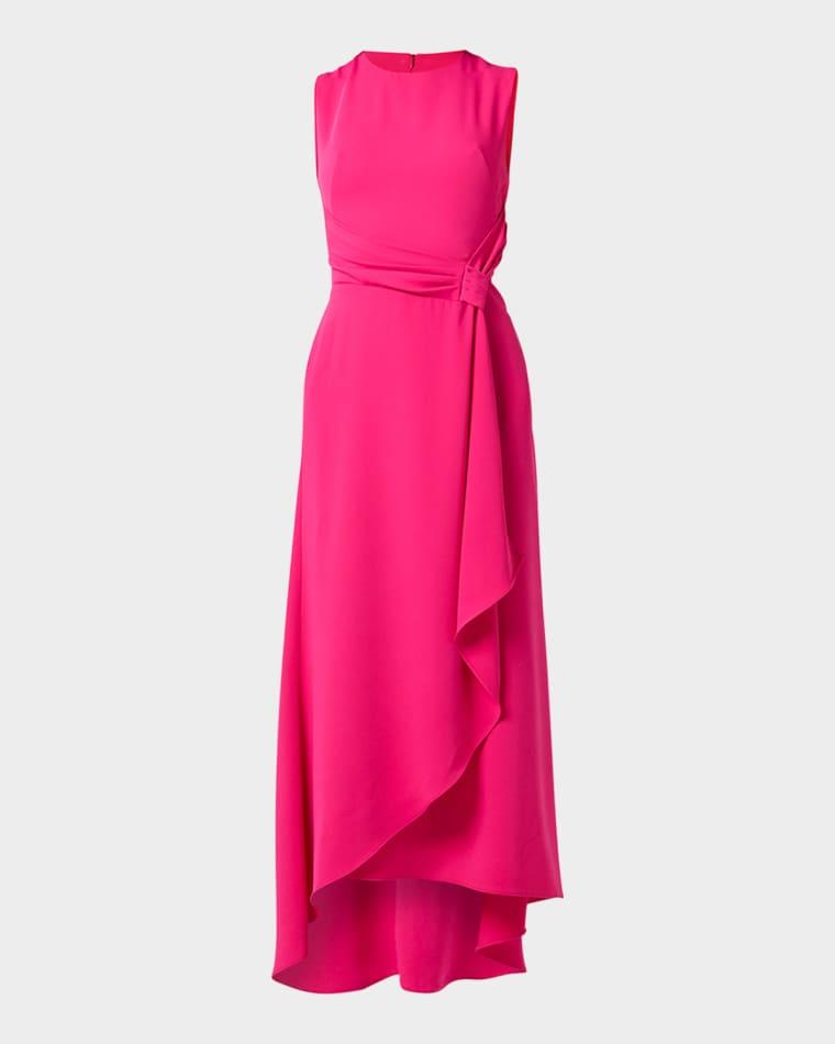 Evie Sleeveless Draped A-Line Maxi Dress by SHOSHANNA