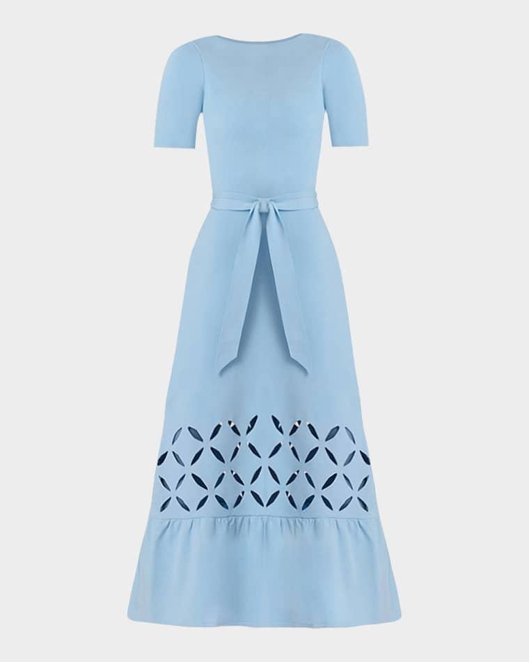 Pendelton Cutout Knit Midi Dress by SHOSHANNA