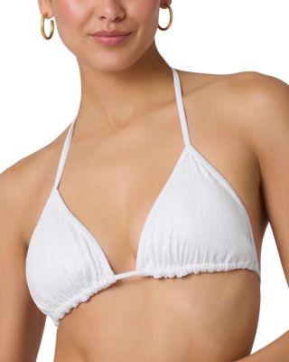 Sequin Jersey Triangle Bikini Top by SHOSHANNA
