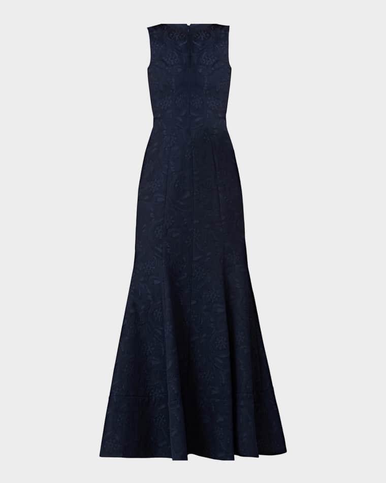 Wilson Floral Jacquard Mermaid Gown by SHOSHANNA