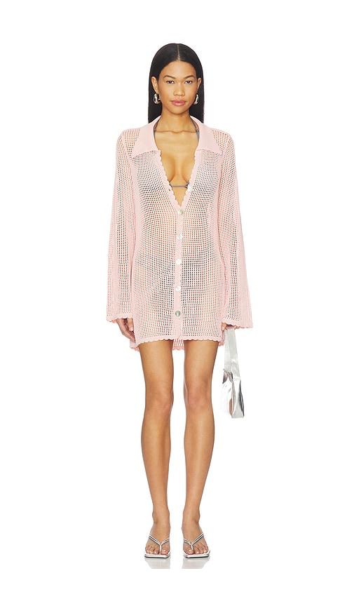 Show Me Your Mumu Button Up Coverup in Pink by SHOW ME YOUR MUMU