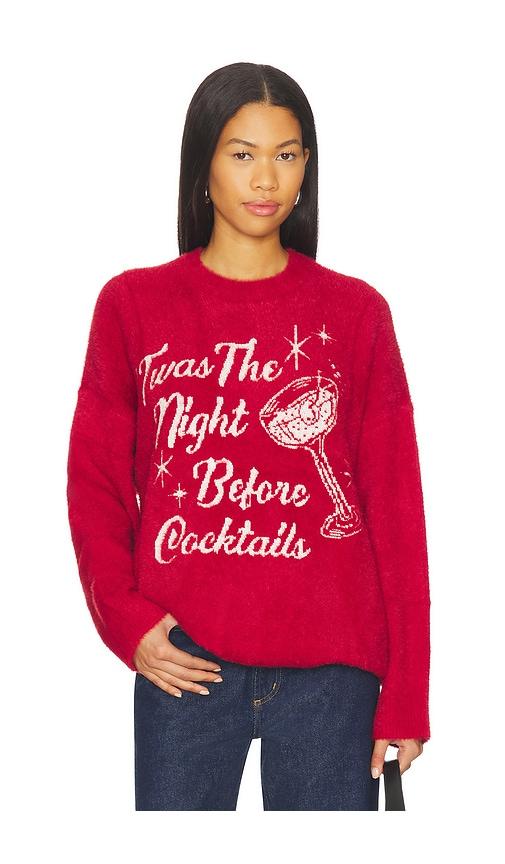 Show Me Your Mumu Classic Crewneck Sweater in Red by SHOW ME YOUR MUMU