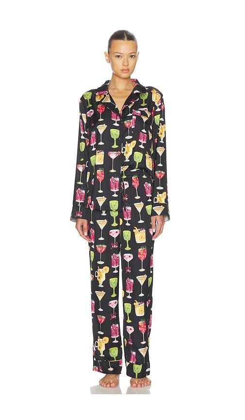Show Me Your Mumu Classic PJ Set in Black by SHOW ME YOUR MUMU