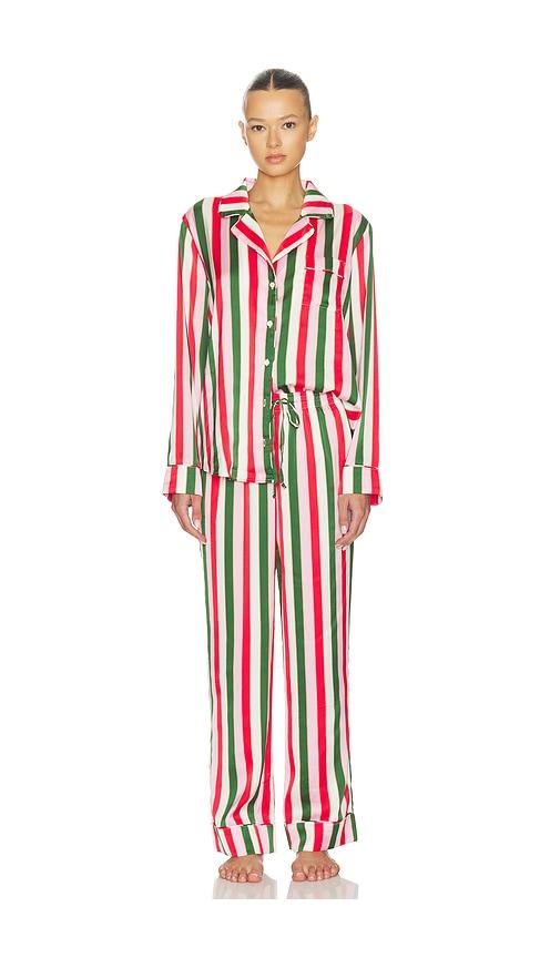 Show Me Your Mumu Classic PJ Set in Red by SHOW ME YOUR MUMU