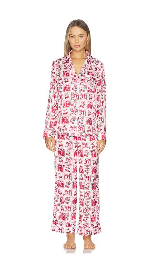 Show Me Your Mumu Classic Pj Set in Red,Pink by SHOW ME YOUR MUMU