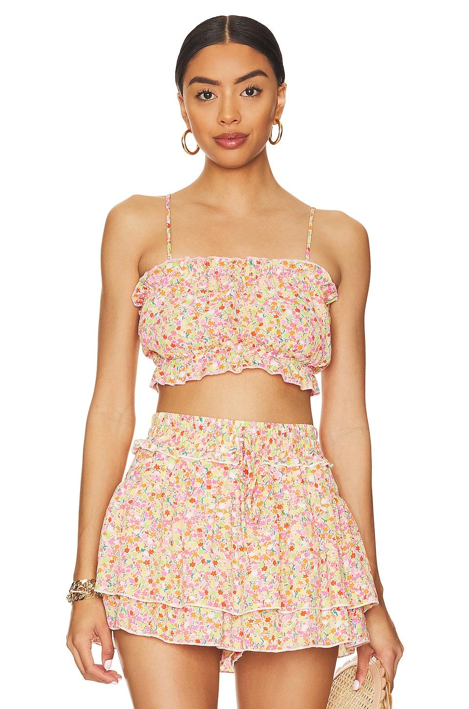 Show Me Your Mumu Dakota Top in Pink by SHOW ME YOUR MUMU