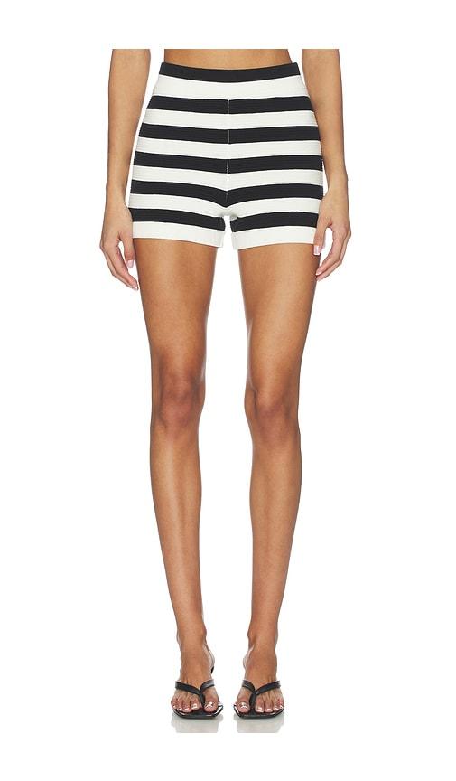 Show Me Your Mumu Devin Shorts in Black,White by SHOW ME YOUR MUMU