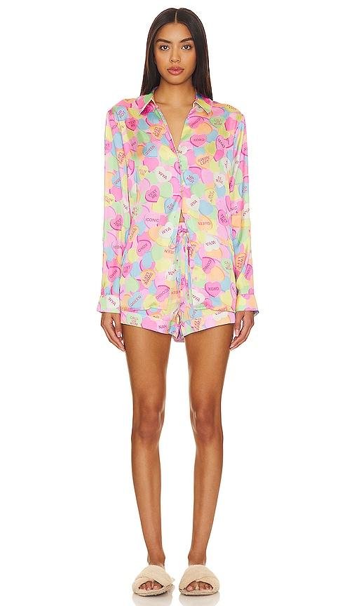 Show Me Your Mumu Early Riser Pj Set in Pink by SHOW ME YOUR MUMU