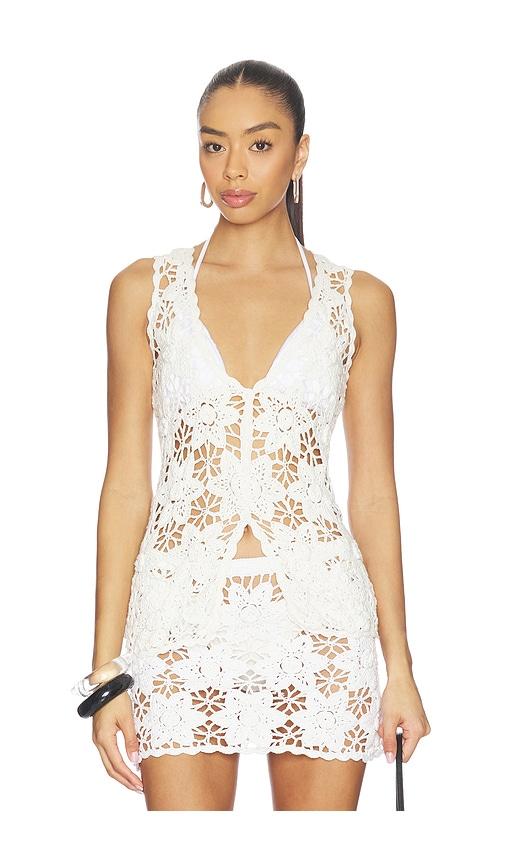 Show Me Your Mumu Heatwave Vest Top in Ivory by SHOW ME YOUR MUMU