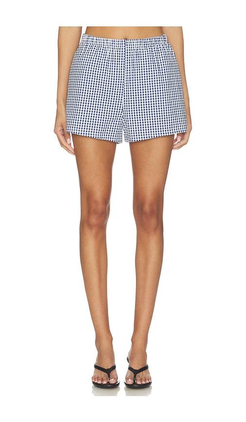 Show Me Your Mumu Hendrix Dolphin Shorts in Blue by SHOW ME YOUR MUMU
