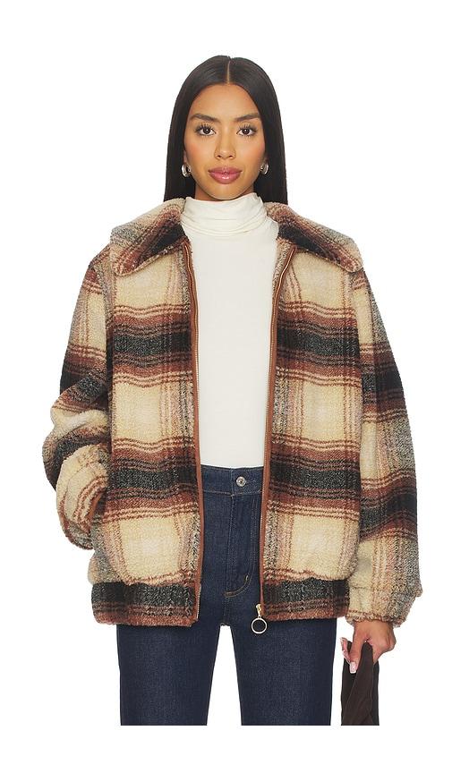Show Me Your Mumu Hunter Jacket in Brown by SHOW ME YOUR MUMU
