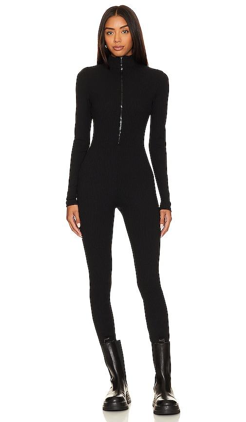 Show Me Your Mumu Lodge Onesie in Black by SHOW ME YOUR MUMU