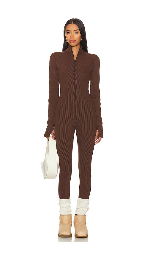 Show Me Your Mumu Lodge Onesie in Chocolate by SHOW ME YOUR MUMU