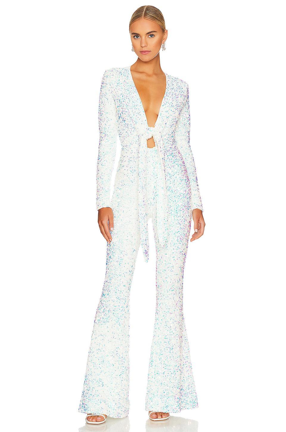 Show Me Your Mumu Martina Jumpsuit in White by SHOW ME YOUR MUMU
