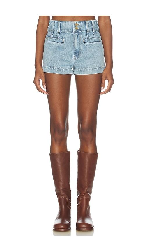 Show Me Your Mumu Pacifica Shorts in Blue by SHOW ME YOUR MUMU